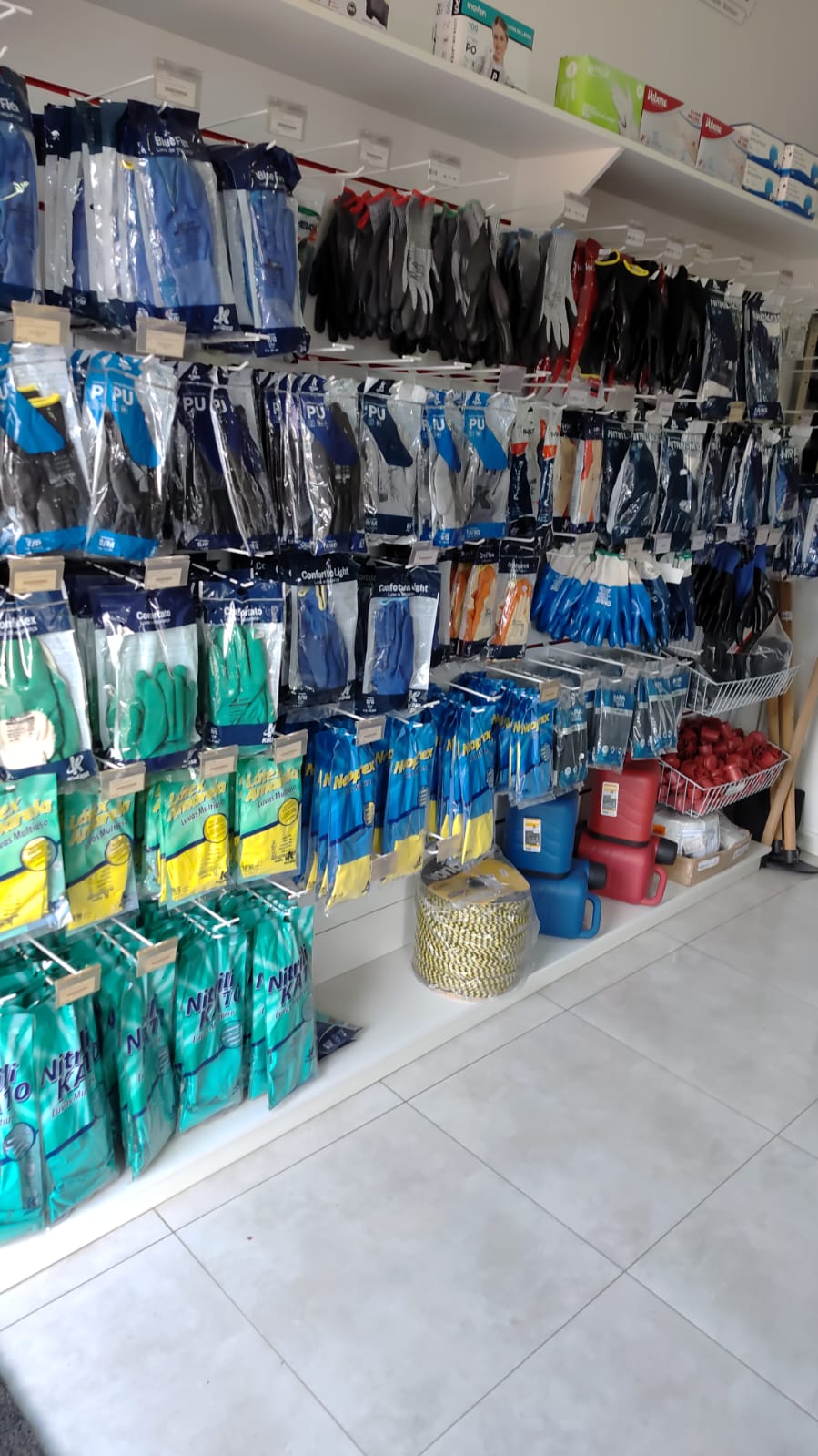 Luvas de borracha à venda